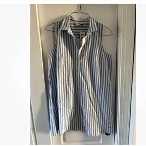 Vineyard Vines Blue and White Striped Tank Top